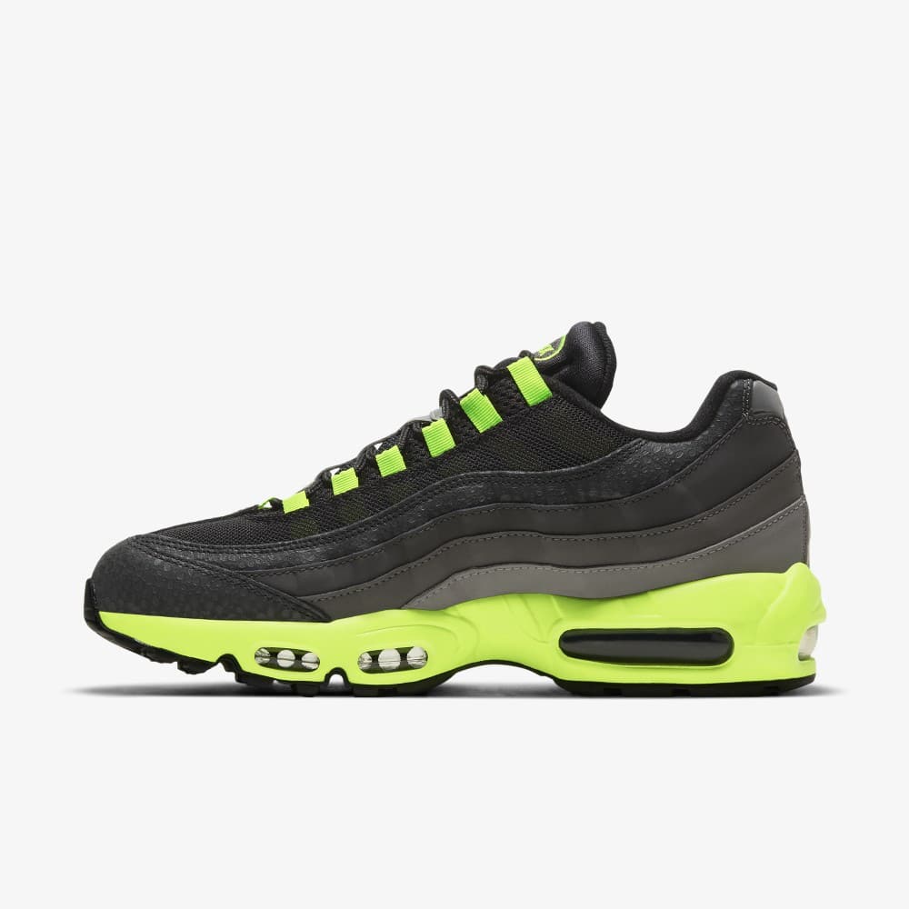 Black and neon green air max 95 online